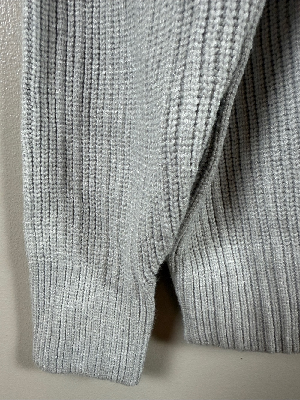 7 Diamonds Men's Turtleneck Sweater in Light Gray - Picture 4 of 7